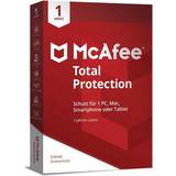 Kontorsoftware McAfee Total Protection 1 Device 2022 [Levering: 4-5 dage]