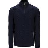 30 - Høj krave Overdele Dale of Norway Swollen Wool Sweater - Dark Blue