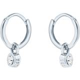 Ted Baker Sinalaa Huggie Earrings - Silver/Transparent