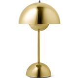 LED-belysning - Messing Lamper &Tradition Flowerpot VP9 Brass-Plated Bordlampe 29.5cm