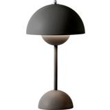 Grå - LED-belysning - Plast Bordlamper &Tradition Flowerpot VP9 Dark Grey Bordlampe 29.5cm