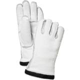 Dame - Hvid Handsker Hestra Heli Ski Liner 5 Finger - Off White