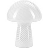 Glas Lamper Cozy Living Mushroom S White Bordlampe 23cm