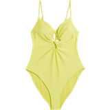 Gul Badedragter H&M High Leg Swimsuit - Yellow