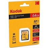Kodak USB 2.0 Hukommelseskort & USB Stik Kodak 64GB SDXC 4K R100MB/s W85MB/s
