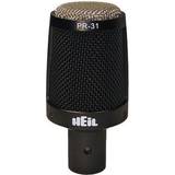 Heil Sound Mikrofoner Heil Sound PR31 Black Short Body Microphone for Tom
