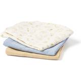 Stof Babytæpper Kids Concept Muslin Blankets Set of 3 Blue