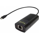 Netværkskort & Bluetooth-adaptere Alfa network multi-gig usb-c 3.1 to 2.5 gbps ethernet adapter aue2500c