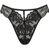 Blomstrede - Paillet Tøj Ann Summers Icon Thong - Black