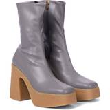 Stella McCartney Ankelstøvler Stella McCartney Chunky Platform Ankle Boots, Woman, Grey