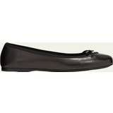 Prada Dame Lave sko Prada Nappa Leather Ballerinas Black