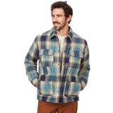 Marmot Overdele Marmot Men's Ridgefield Sherpa Flannel Shirt Jacket, XL, Moon River