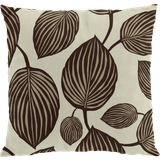 Arvidssons Textil Lyckans blad Cushion Cover Brown (45x45cm)