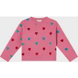 Stella McCartney Overdele Stella McCartney Heart Printed Cotton Jersey Sweatshirt - Viola/Multicolor