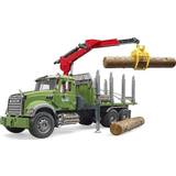 Bruder Lastbiler Bruder Granite Timber Truck with Loading Crane 02824