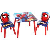 Nixy Children Marvel Spider-man Wooden Table & 2 Chairs Set Children