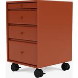 Brun - Hjul Skab Montana Furniture Office unit 4269 Hokkaido Opbevaringsskab 35.4x46.8cm