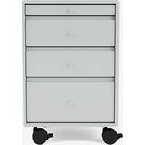Brun - Hjul Skab Montana Furniture Office unit 4269 Oyster Opbevaringsskab 35.4x46.8cm