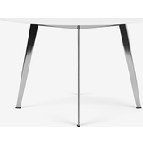 Montana Furniture JW120 White Silk Laminate Spisebord 120cm