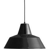 Made by Hand Lamper Made by Hand W4 Workshop Shiny Black Pendel 50cm