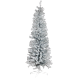 PVC - Rektangulær Brugskunst Nordic Winter Bling Silver Juletræ 180cm