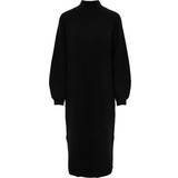 Høj krave - Uld Kjoler Y.A.S Balis Knitted Dress - Black