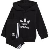 92 - Polyester Tracksuits adidas Infant Adicolor Hoodie Set - Black/White (H25218)