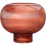 Orange Brugskunst Byon Sphere Coral Vase 26cm