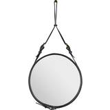 Messing - Rund Spejle GUBI Adnet Circulaire black Vægspejl 45cm