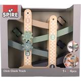 Trælegetøj Klassisk legetøj Spire Click Clack Track