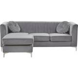 Beliani Timra Grey Sofa 220cm 3 personers