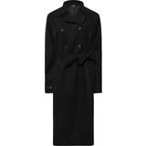 22 - Dame Frakker LTS Formal Trench Coat - Black
