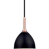 E14 Pendler Halo Design Bellevue Black / Copper Pendel 14cm