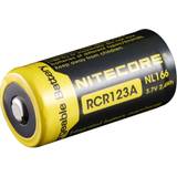 Batterier - Genopladelige standardbatterier - Li-ion Batterier & Opladere NiteCore RCR123A Compatible