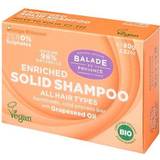 Krøllet hår - Sheasmør Shampooer Balade en Provence Enriched Solid Shampoo 80g