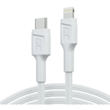 Grøn - USB A-Lightning - USB-kabel Kabler Green Cell Bialy USB-C Lightning MFi 1m szybkim