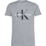 48 - Jersey Overdele Calvin Klein Slim Monogramm- T-Shirt - Mid Grey Heather