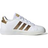 Adidas Sneakers adidas Kid's Grand Court Sustainable Lace - Cloud White/Cloud White/Matte Gold