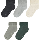 Undertøj H&M Baby Non-Slip Terry Socks 5-pack - Dark Green/Dark Gray
