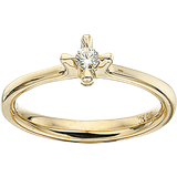 0.10 karat diamant ring Scrouples Amore Karat Guld Ring med Brillant 0,10 Carat TW/P1