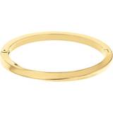 Calvin Klein Smykker Calvin Klein Twisted Ring Bangle Bracelet - Gold