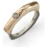 By Birdie Manhattan Skyline Ring Sterling Sølv med Karat Guld Og 0,10 Carat Diamant