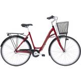 50 cm - Cykelkurve Standardcykler Winther Shopping Alu RØD 52CM