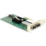 Pci lan DeLock PCI Express Card > 2 x SFP Slot Gigabit LAN Netværksadapter PCIe x4 lavprofil Gigabit SFP x 2