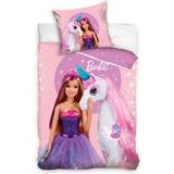 Barbie Tekstiler Carbotex Barbie enhjørning sengetøj