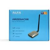 Alfa Trådløse netværkskort Alfa AWUS036ACHM 802.11ac WiFi Range Boost USB Adapter