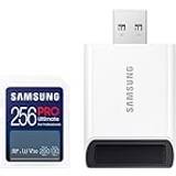 Samsung Hukommelseskort & USB Stik Samsung PRO Ultimate 256 GB 2023 SDXC USB-Adapter