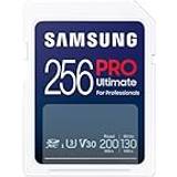 Samsung 256 GB Hukommelseskort Samsung PRO Ultimate MB-SY256S SDXC UHS-I Memory Card 256GB 200MB/s > På fjernlager, levevering hos dig 21-11-2023