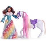Heste - Prinsesser Dukker & Dukkehus Judith Rainbow Princess Doll with Horse
