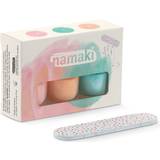 Vandbaserede Negleprodukter Namaki Nagellack 3-pack + nagelfil Candy